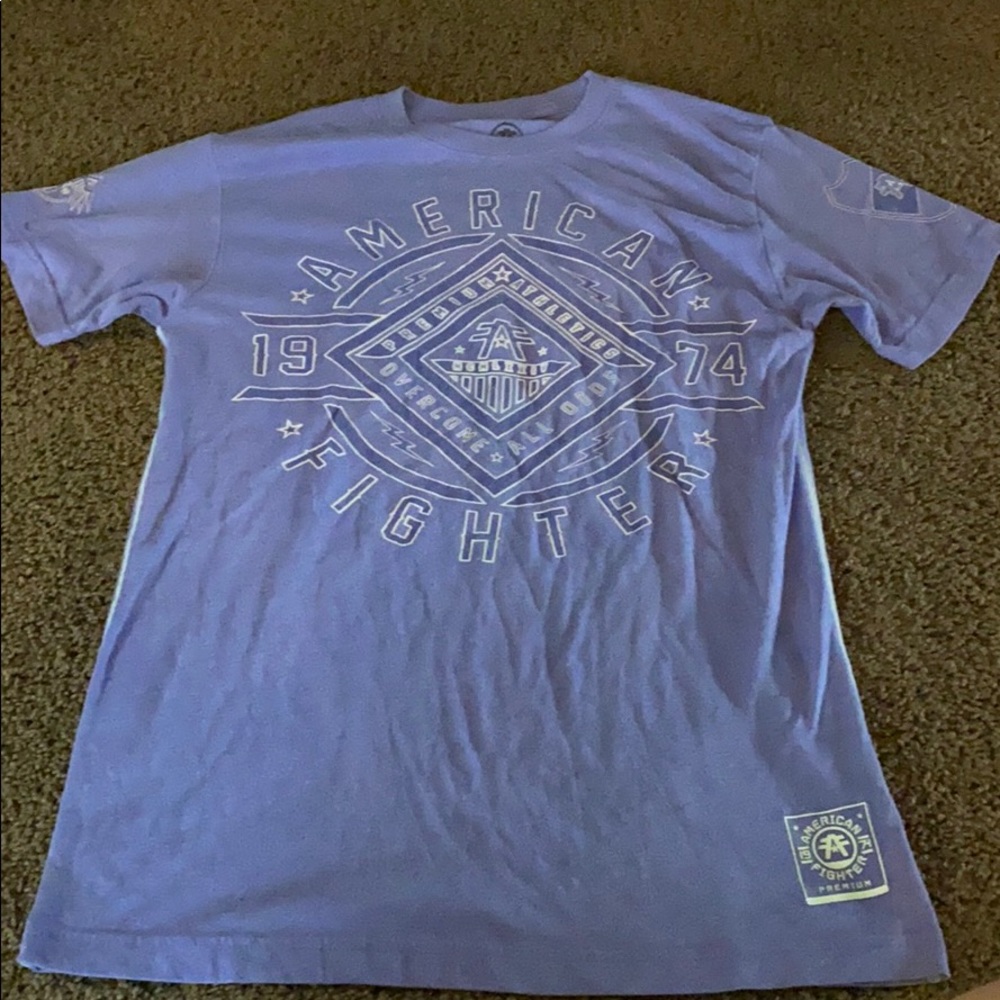Men’s Medium American Fighter Purple T-shirt